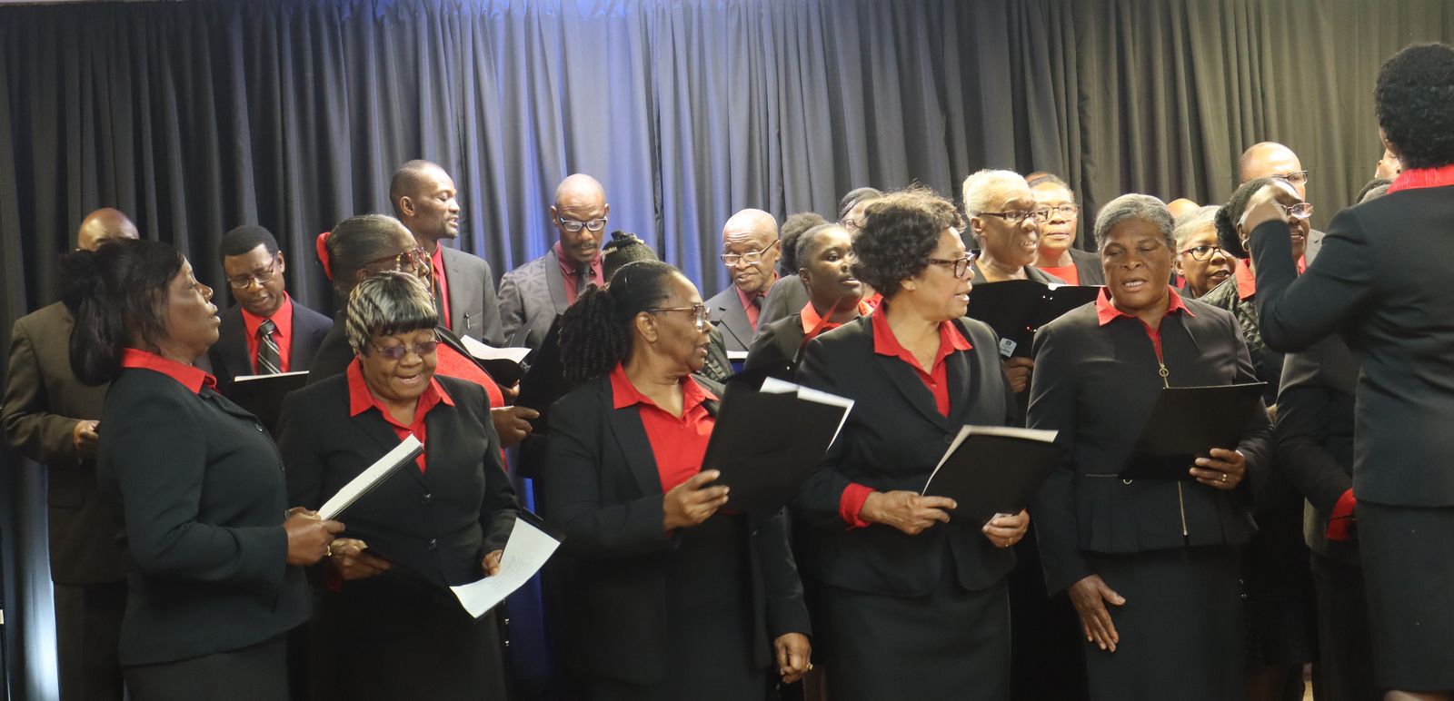 Church Choir on stage